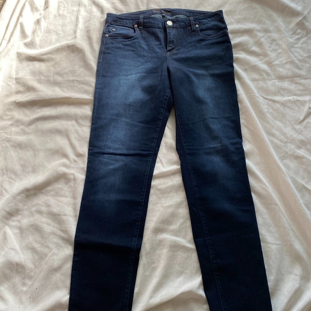 Kut From the Kloth Dark Wash Straight Leg Jeans